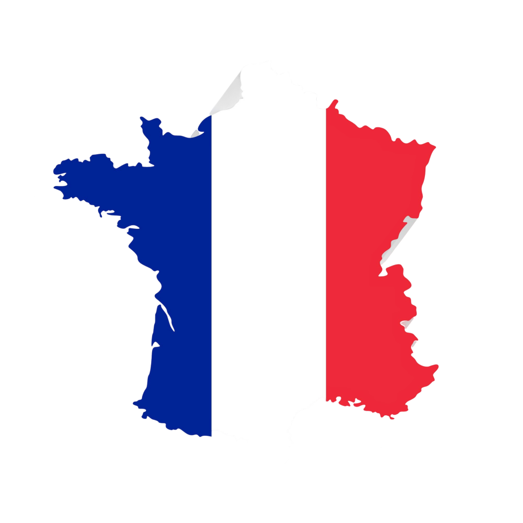 france-flag-map Certified Transcription Services